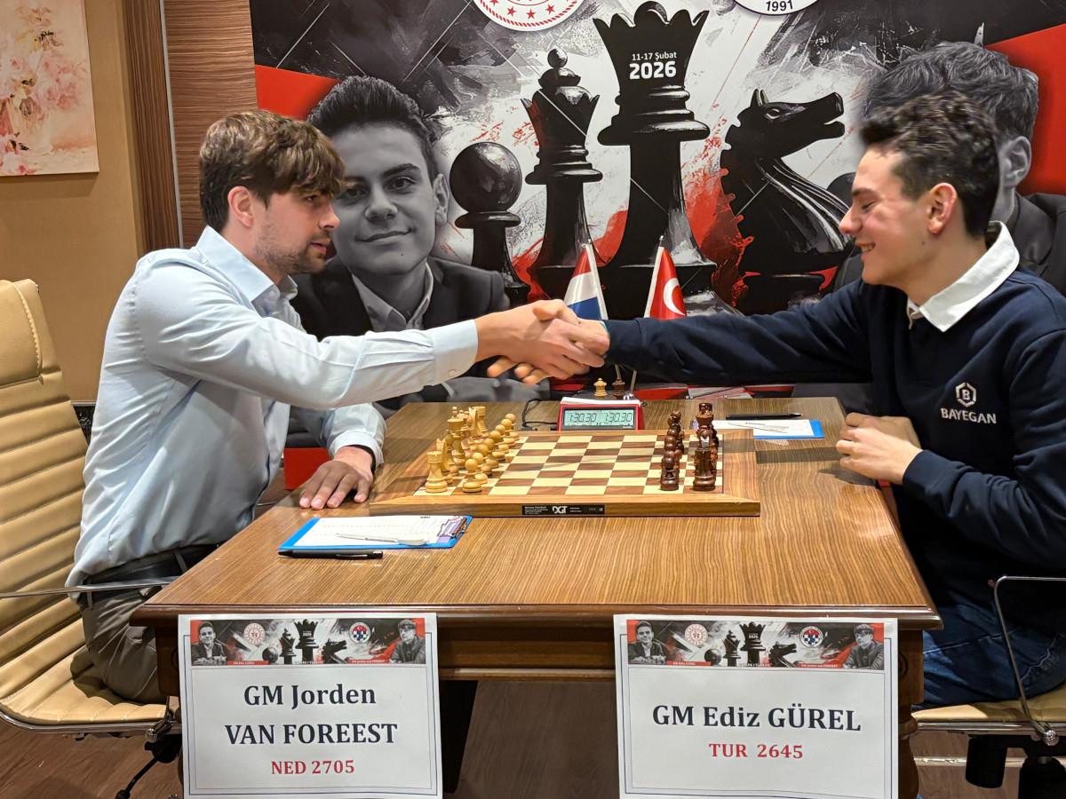 GM Ediz Gürel vs. GM Jorden van Foreest